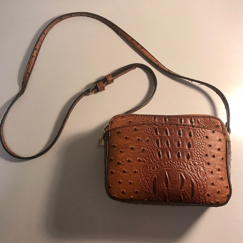 Vegan leather box purse